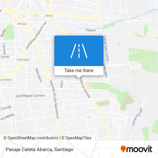 Pasaje Caleta Abarca map