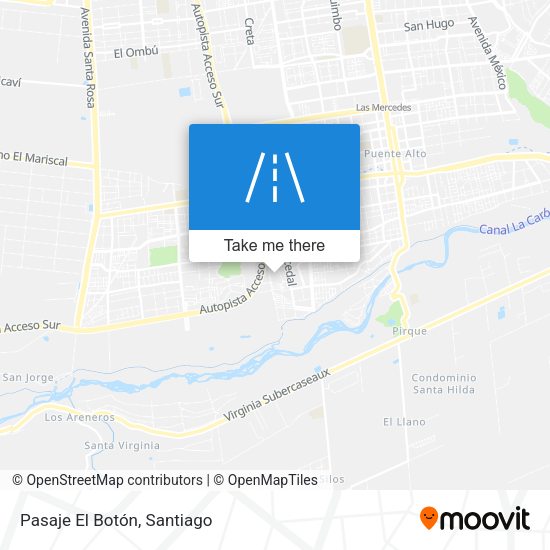 Pasaje El Botón map