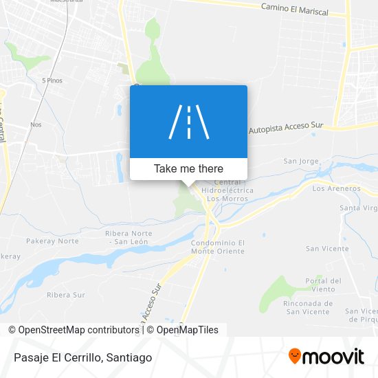 Mapa de Pasaje El Cerrillo