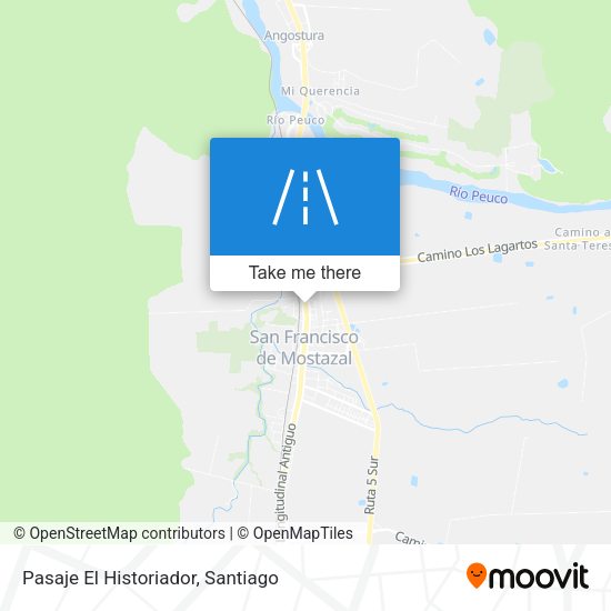 Pasaje El Historiador map