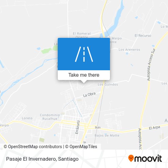 Pasaje El Invernadero map