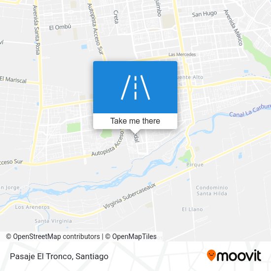 Mapa de Pasaje El Tronco