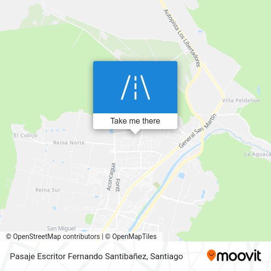 Mapa de Pasaje Escritor Fernando Santibañez