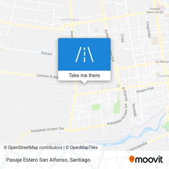 Pasaje Estero San Alfonso map