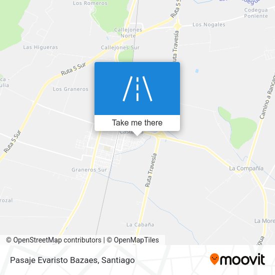 Mapa de Pasaje Evaristo Bazaes