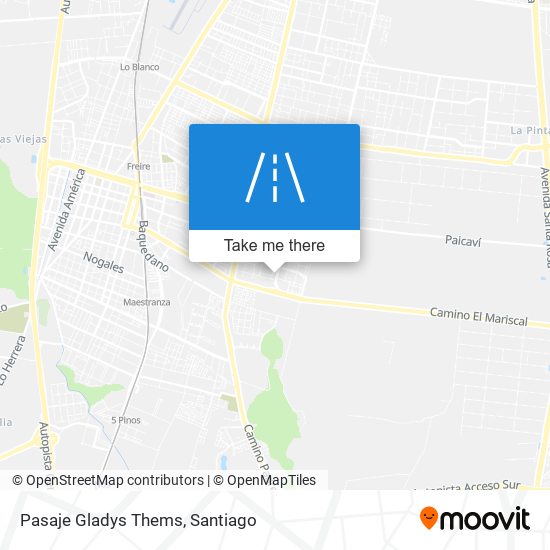 Mapa de Pasaje Gladys Thems