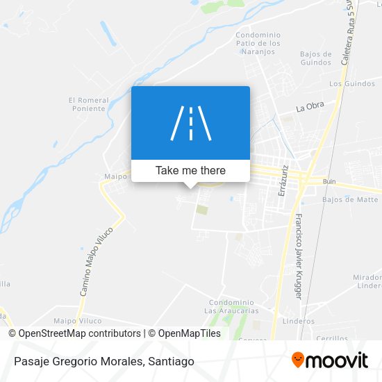 Mapa de Pasaje Gregorio Morales