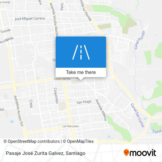 Mapa de Pasaje José Zurita Galvez