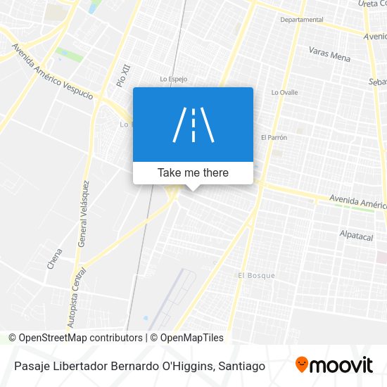 Pasaje Libertador Bernardo O'Higgins map
