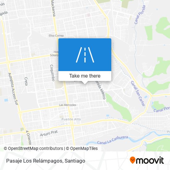 Pasaje Los Relámpagos map