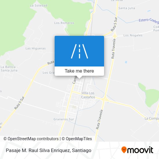 Pasaje M. Raul Silva Enriquez map
