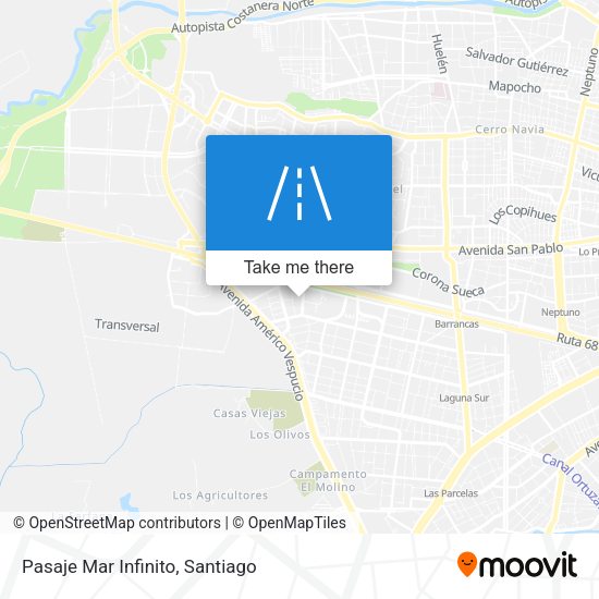Mapa de Pasaje Mar Infinito