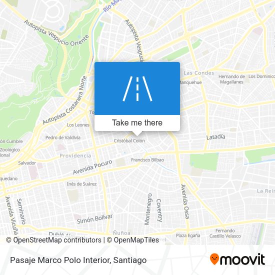 Pasaje Marco Polo Interior map
