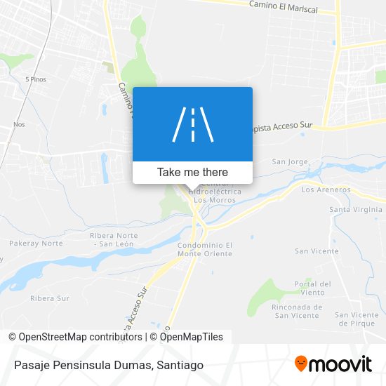 Pasaje Pensinsula Dumas map