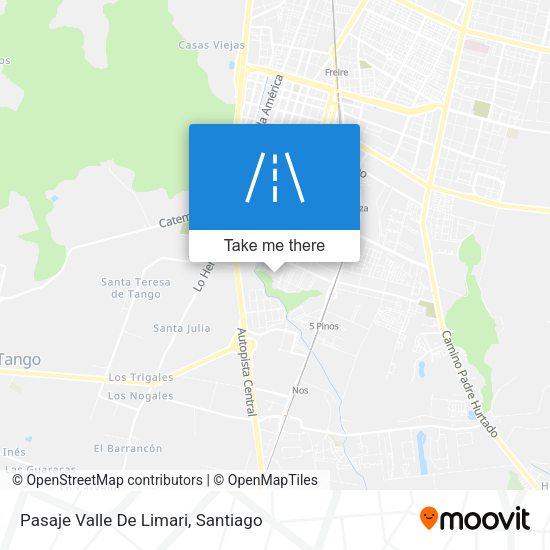 Pasaje Valle De Limari map