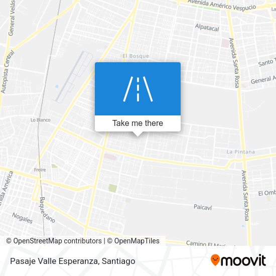 Pasaje Valle Esperanza map
