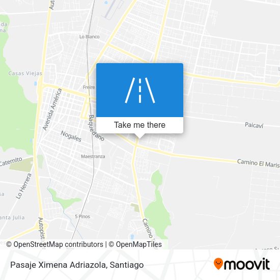 Mapa de Pasaje Ximena Adriazola
