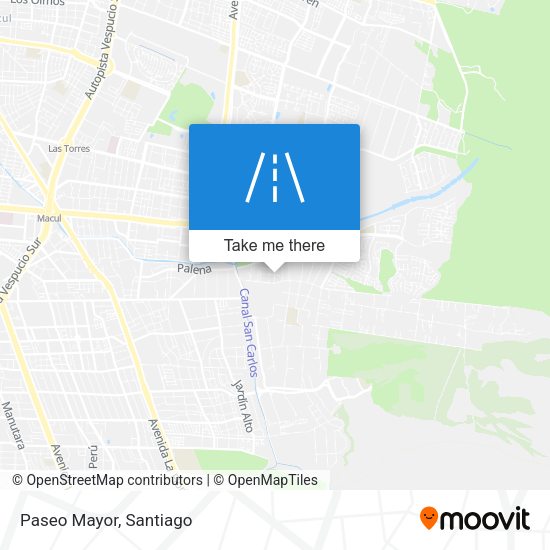 Mapa de Paseo Mayor