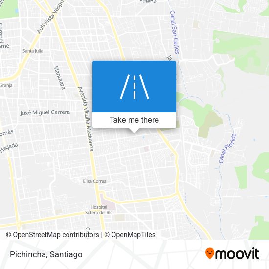 Mapa de Pichincha