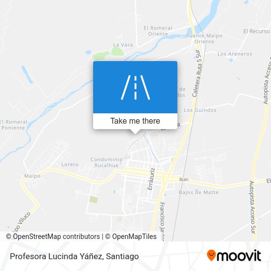 Profesora Lucinda Yáñez map