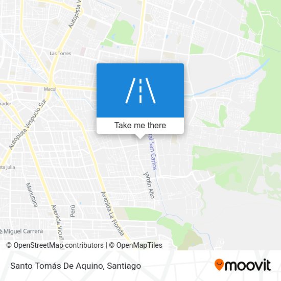 Mapa de Santo Tomás De Aquino