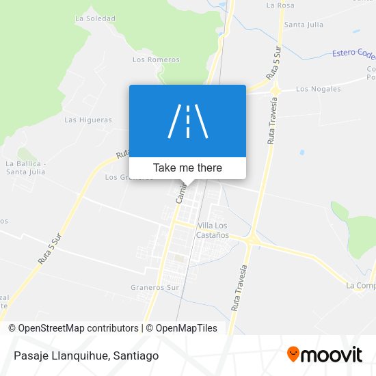 Mapa de Pasaje Llanquihue