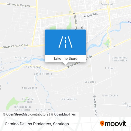 Mapa de Camino De Los Pimientos