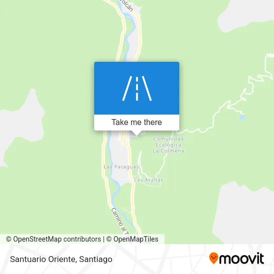 Mapa de Santuario Oriente