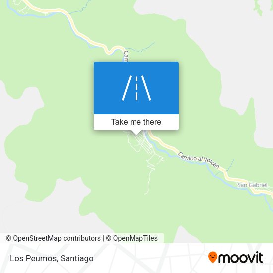 Mapa de Los Peumos