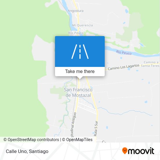 Mapa de Calle Uno