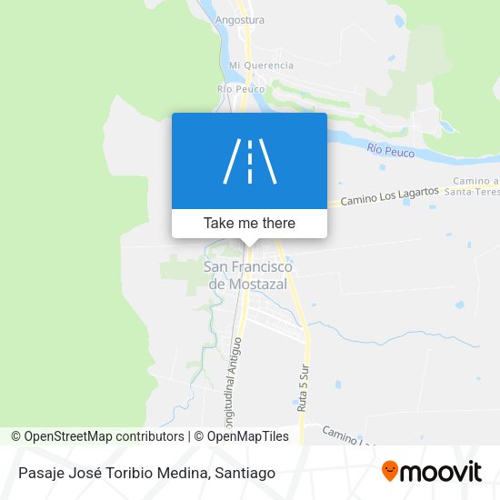 Pasaje José Toribio Medina map