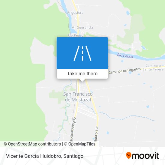 Mapa de Vicente García Huidobro