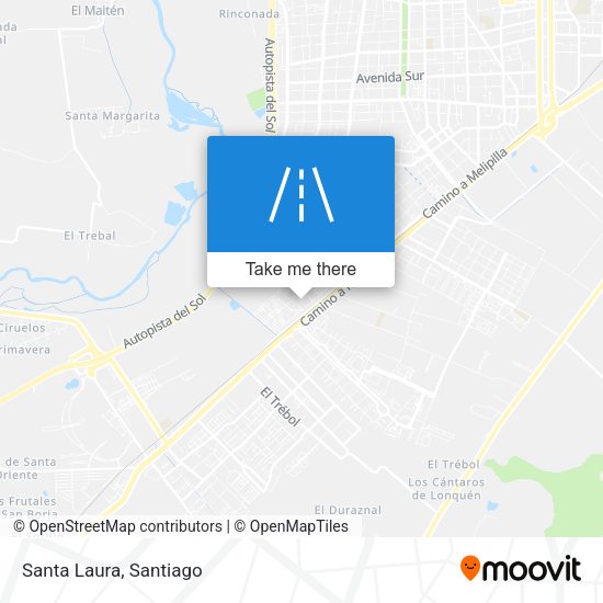 Mapa de Santa Laura