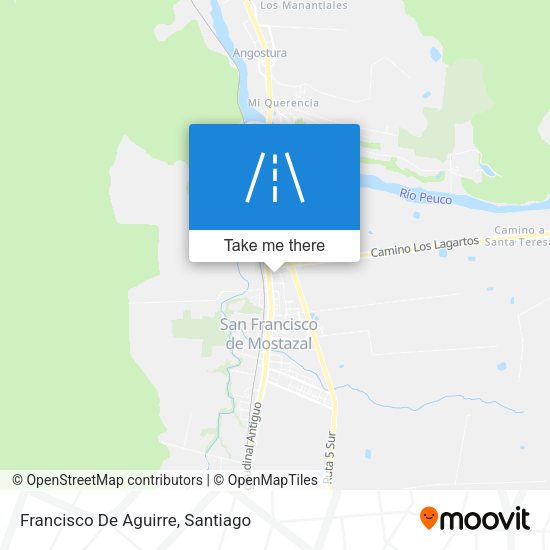 Mapa de Francisco De Aguirre