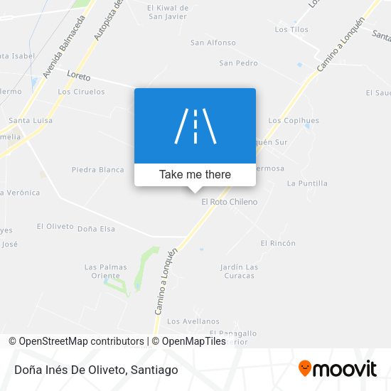 Mapa de Doña Inés De Oliveto