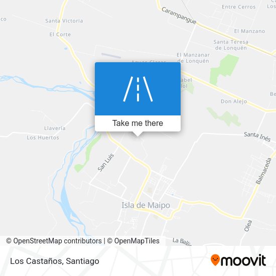 Mapa de Los Castaños