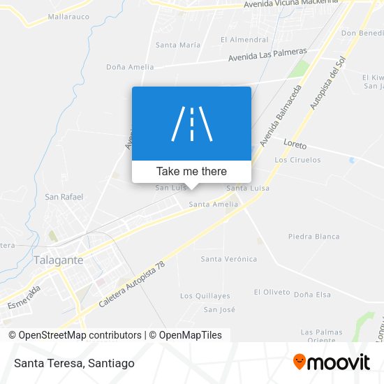 Mapa de Santa Teresa