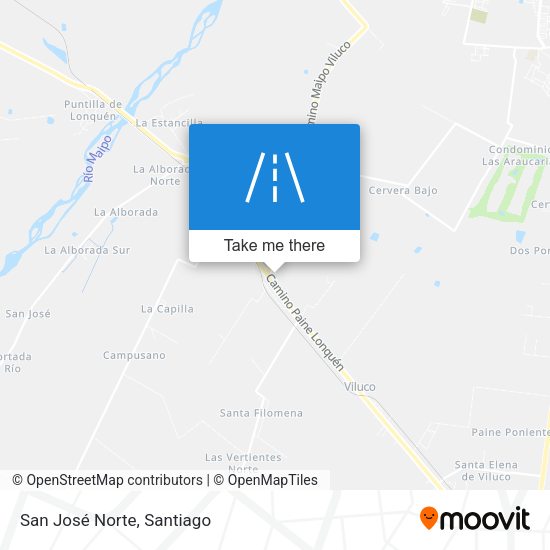 Mapa de San José Norte