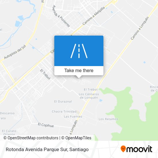 Mapa de Rotonda Avenida Parque Sur