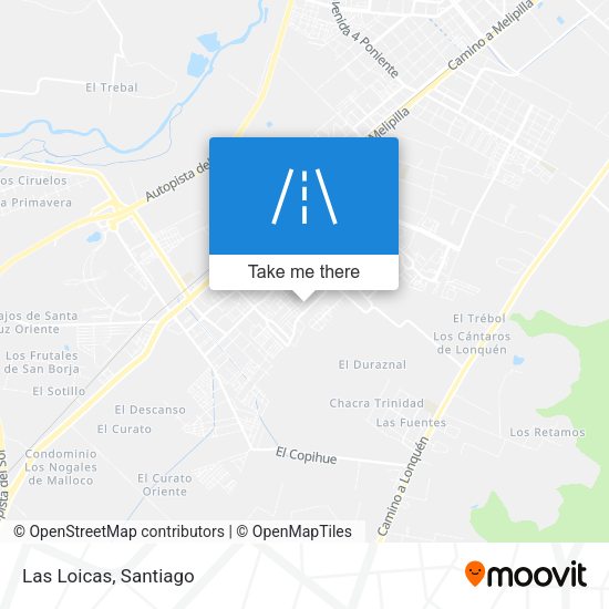 Mapa de Las Loicas