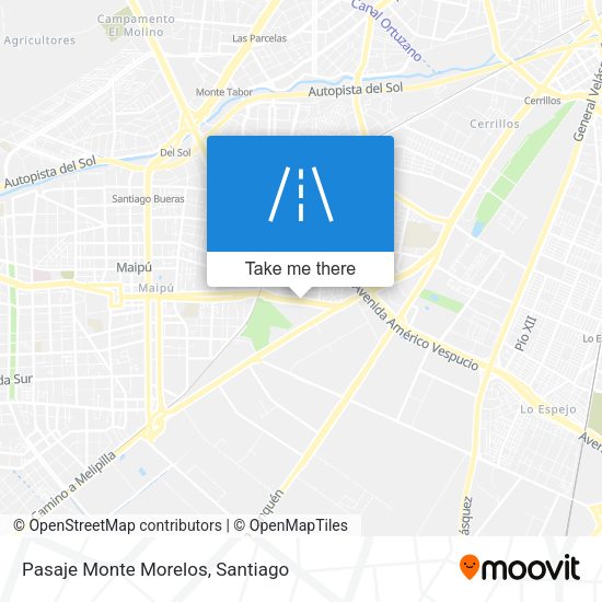 Mapa de Pasaje Monte Morelos