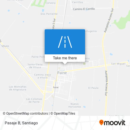 Mapa de Pasaje B
