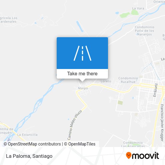 Mapa de La Paloma