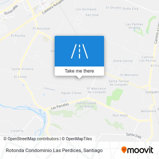Rotonda Condominio Las Perdices map