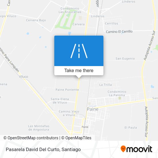 Pasarela David Del Curto map
