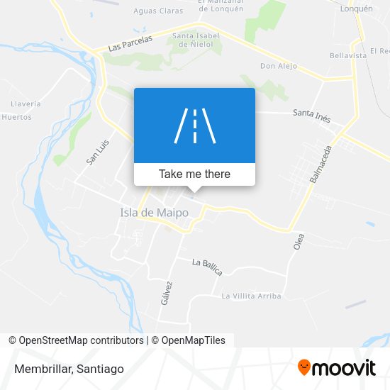Mapa de Membrillar