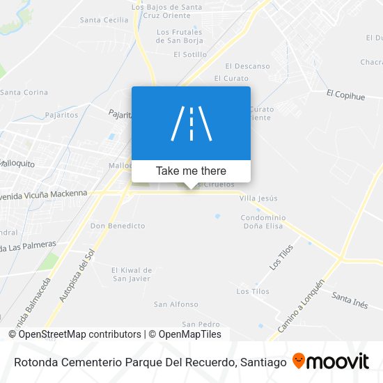 Rotonda Cementerio Parque Del Recuerdo map