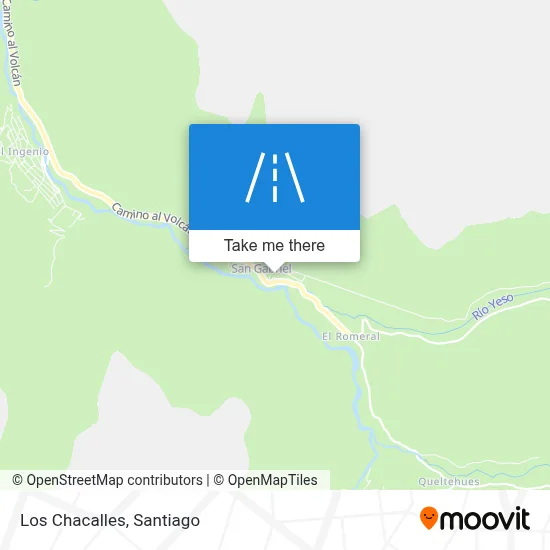 Los Chacalles map
