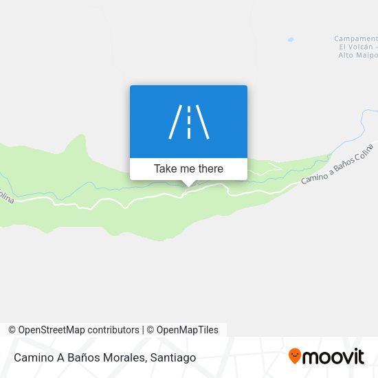 Camino A Baños Morales map