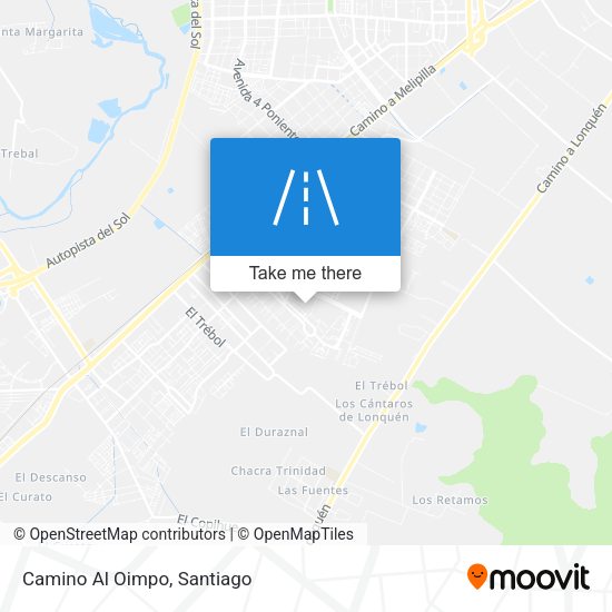 Mapa de Camino Al Oimpo